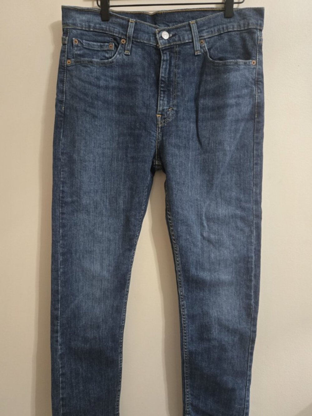 Levi's 510 Skinny Jeans Men's 34x32 Blue Wash Denim 05510-1082 Modern Fit 2021 N